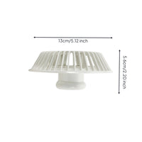 Direct-Insert Pool Return Fitting with Slotted Grille Corrosion-Resistant Pool Return Inlet Heavy-Duty Waterproof for Swimming Pools