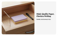 300 Sheets Colored Ruled Note Cards Multi-Color Note Card Organizer Sturdy Desktop Card File Box for Students, Teachers, School, Learning, Classroom