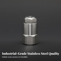 Built-in Filter Low Pressure Atomizing Nozzle Stainless Steel Misting Nozzle Precision Machined for Humidification