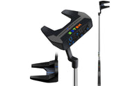 Non-Slip Grip Putter with Aiming Line Portable Alignment Putter Sleek Design Golf Start Line Practice Aid Instant Feedback for Practice Green