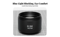 Industrial Camera Imaging Device Lens Oil-Resistant Auxiliary Objective Lens High-Resolution Optical Component for Technicians, Lab