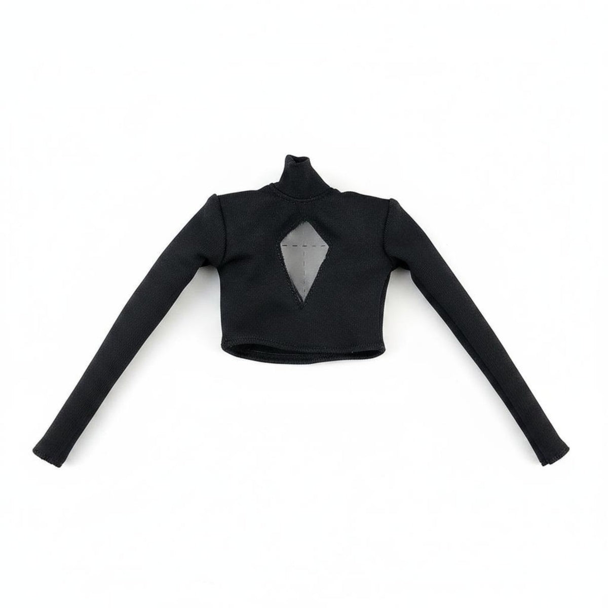1/6 Scale T-Shirt 1/6 Doll Shirt Easy to Dress Cutout Short Top for Collectors, Display, Photo Shoots