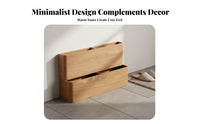 Simple Design 2-Tier Wooden Shoe Rack Space-Saving Double Layer Wood Shoe Stand Easy Assembly for Families, Adults, Bedroom, Closet, Office