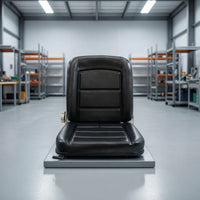 Adjustable Loader Seat Forklift Driver Seat Padded Cushion for Warehouses, Farms