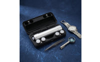 Aluminum Alloy Watch Crown Winding Tool Black Storage Case Handheld Crown Winder Silver USB-C Watch Winding Tool Compact