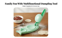 Dumpling Wrapper Press and Form Food-Grade PP Material Manual Dumpling Pastry Former Easy to Use Ravioli Maker Tool for Beginners, Kids, Home