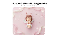 Graceful Poses Cartoon Ballerina Doll Elegant Form Ballerina Figurine Detailed Sculpture Angel Girl Figurine Crack Resistant for Girls, Women, Desk, Bedroom