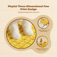 Dog Bed, Washable Kennel Pad, Anti-Slip, Indoor Outdoor