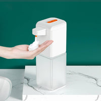 Wall Mountable Smart Sensor Soap Pump IPX5 Waterproof Automatic Foaming Soap Dispenser Large Capacity Touchless Hand Sanitizer Dispenser for Kitchen, Office