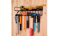 Heavy-Duty Power Tool Organizer Metal Power Tool Rack Space-Saving Drill Holder Wall Mount Rack Long-Lasting for DIYers, Handymen, Garage, Workshop