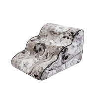 Pet Stairs with Removable Cover Soft Sloped Pet Ramp Sturdy for Bed, Sofa