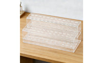Transparent Eyelash Tweezer Stand Space-Saving Beauty Storage