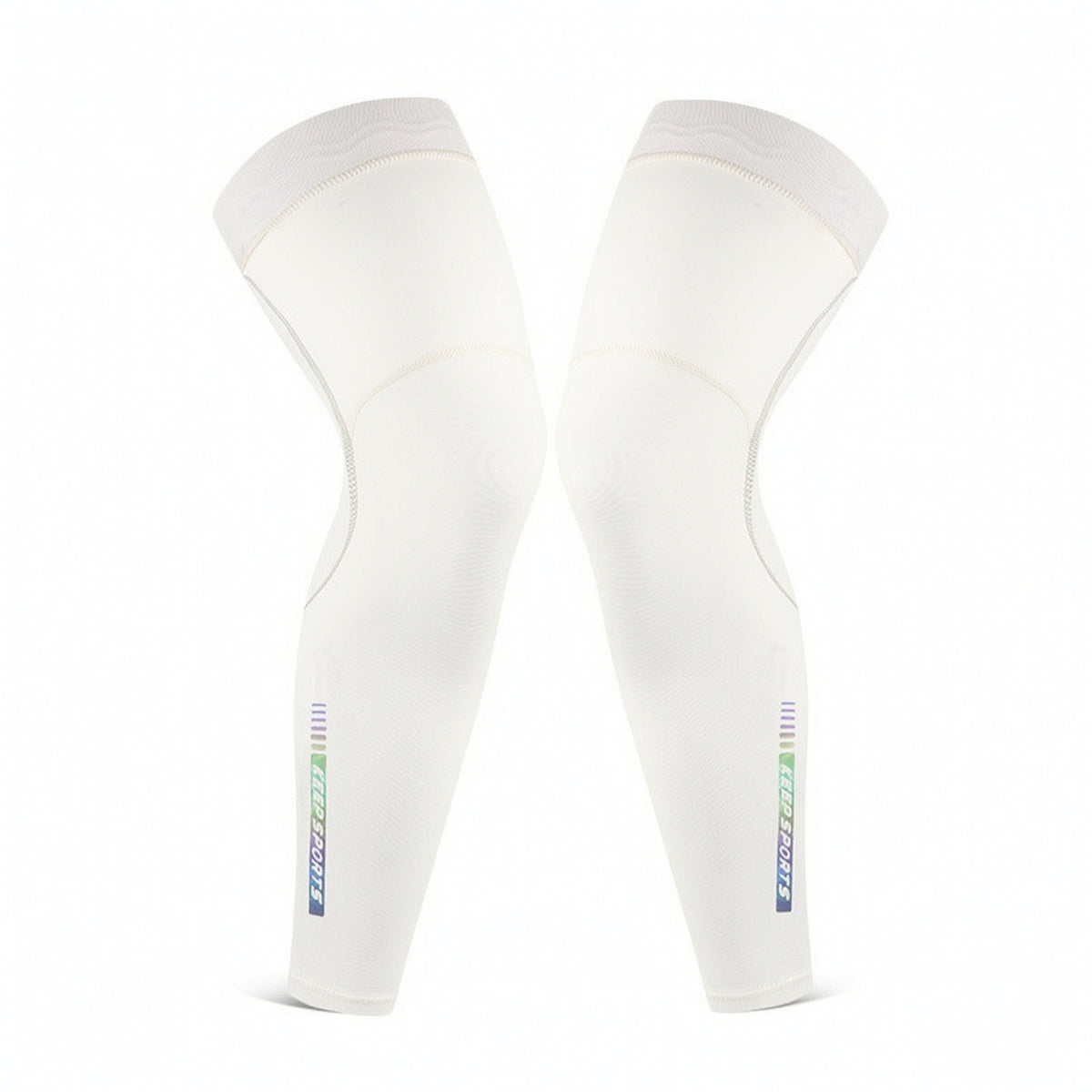 Leg Compression Sleeve with Anti-Slip Silicone Strips Lightweight for Runners