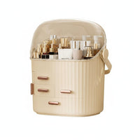 Multi-Compartment Cosmetic Box particle-proofresistant Vanity organizer long-makeup organizering for Desk, vanity table