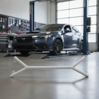 Cylindrical Front Strut Brace Bar Bolt-on Front Strut Strut Mount Bar Painted Car Part Vehicle Specific for Engine Bay, Spirited Driving