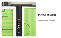 Includes Marker and Magnetic Pieces Attractive Coaching Board Easy to Clean Basketball Coaching Board Double-Sided for Game Day, Sideline