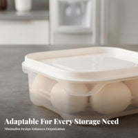 Partitisingle-unitd Design Divided food container Stackable Divided Container with Lid food-safe material complimentaryzer Organizer prepvents Odor prepvent flavor transfering for Home Organizers, Meal prepppers, Families, Refrigerator, Pantry