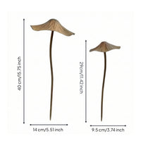 2 Pieces Garden Stake Weathered Garden Stake Stakes for Planters, Pathways