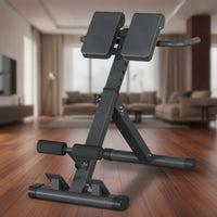 Roman Chair Compact Hyperextension Bench Multi-Functional Hyperextension Bench with Foldable Design for Adults, Home Gym, Apartment
