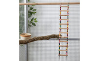 Colorful Bird Ladder Safe Hanging Bird Toy Interactive Climbing Ladder Bright for Pet Birds
