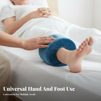 Ankle Raise Pillow Removable Washable Cover Foot Elevator Cushion Pressure Relief Ankle Elevator Pillow for Bedridden Patients, Bed Rest, Hospital