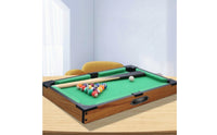 Tabletop Pool Table Space-Saving Tabletop Billiard Sturdy Table Toy for Kids, Family, Playroom, Indoor