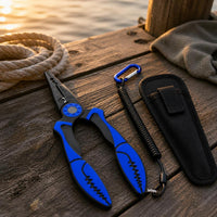 Fishing Lip Gripper and Pliers Set with Scale, Multifunctional Fish Holder and Tackle Kit