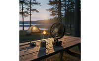 Fan with Adjustable Tilt Cordless Brushless Motor Fan Compact for Camping, Emergencies