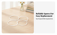 Smooth White Ukulele Strings Clear Tone Lightweight String Set