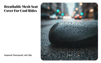 All-Season 3D Honeycomb Seat Cushion Sunproof Honeycomb Cooling Seat Cushion Heat Insulation for Electric Bike Users, Summer Riding, Outdoor