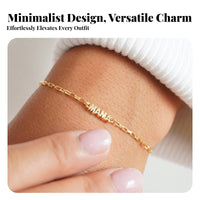 Personalized Letter Ornament Mother's Day Gift Customizable Pendant Bracelet