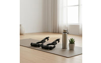 Textured Grip Cable Machine Handles Hook-Style Opening Gym Attachment Handles Metal Bracket Workout Handle Matte Black