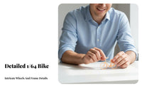 1:64 Scale Bike Model Multiple Styles Available Miniature Bike Model Small Scale Bike Copy Detailed Workmanship