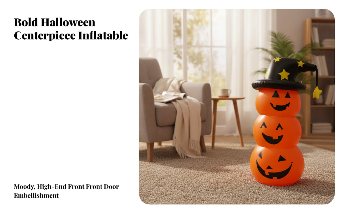 Inflatable with Witch Hat