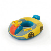 Inflatable Sitting-in Car Cute Young Child Pool Swim Aid with Seat Buoyant
