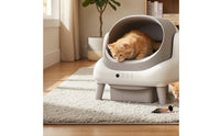 Smart Open-Top Automatic Litter Box Electric Self-Cleaning Cat Litter Box for Cats, Indoor, Home