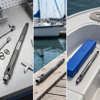 Propeller Shaft with Splines Compatible Outboard Propeller Shaft