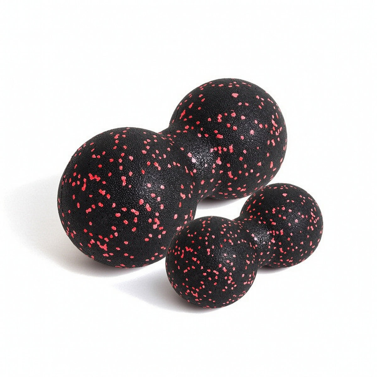 2 Pieces Peanut-Shaped Massage Ball Textured Peanut Massage Ball Hard Firm for Athletes, Home Gym, Stretching Studio