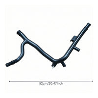 Engine Water Pipe Black Part Molded