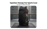 Portable Large Capacity Ball Bag Adjustable Straps Soccer Basketball Carrier Multi-Purpose for Coaches, Referees, Game Day