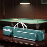 Multi Pocket 1/2 Cue Case Portable Billiard Cue Bag Shielded Billiard Stick Storage Bag Lightweight for Travel