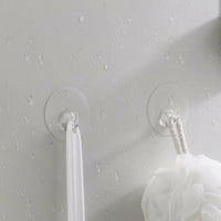 Bedroom and Closet Organization Set with Strong Hooks for Wall Mounting, Transparent No-Drill Sticky for Bathroom