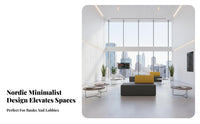 Nordic design Double-Sided Waiting Area Island abrasion-withstandantwithstandant Upholstery Reception Seating Space Efficient Commercial Furnishing dense Foam Filling for Interior Designers, Office Managers, Business Owners, Hotel Lobby