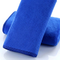 350 GSM Microfibre Cloth 35cm x 75cm, High Absorbency Microfibre Towel Bound Edges, Anti-Shed Soft Microfibre Towel for Car Wash and Detailing