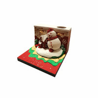 Creative Gift Tear-Away 3D Notepad Multifunctional Paper Sculpture Notepad With LED Light for Students, Adults, Study Room, School, Home