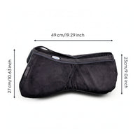 Contoured Saddle Pad Sweat-Resistant Contour Saddle Pad High-Elastic Tack for Horse Riding