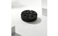 Rubber Lift Pad Heavy-Duty Hoist Support Pads Wear-Resistant Rubber Block with Holes for Garage