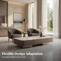 Italian design Long Rectangular Coffee Table Light Luxury Rectangular Coffee Table Minimalist Design Living Room Furniture Sleek Look for Interior Designers, Business Owners, Hotel Lobby, Reception Area, Lounge, Office