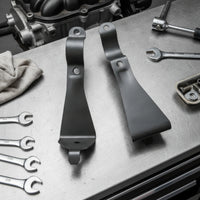 2 Pieces Rigid Stabilizer Mounting Bracket Stamped Sway Bar Stabilizer Bracket Smooth Hardware Stable for Mechanics, Car Enthusiasts, Chassis System Maintenance, Chassis Repair