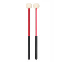 Mallets with Felt Heads Low-Register Timpani Mallets Soft Percussion Sticks for Percussionists, Drummers, Performance, Rehearsal